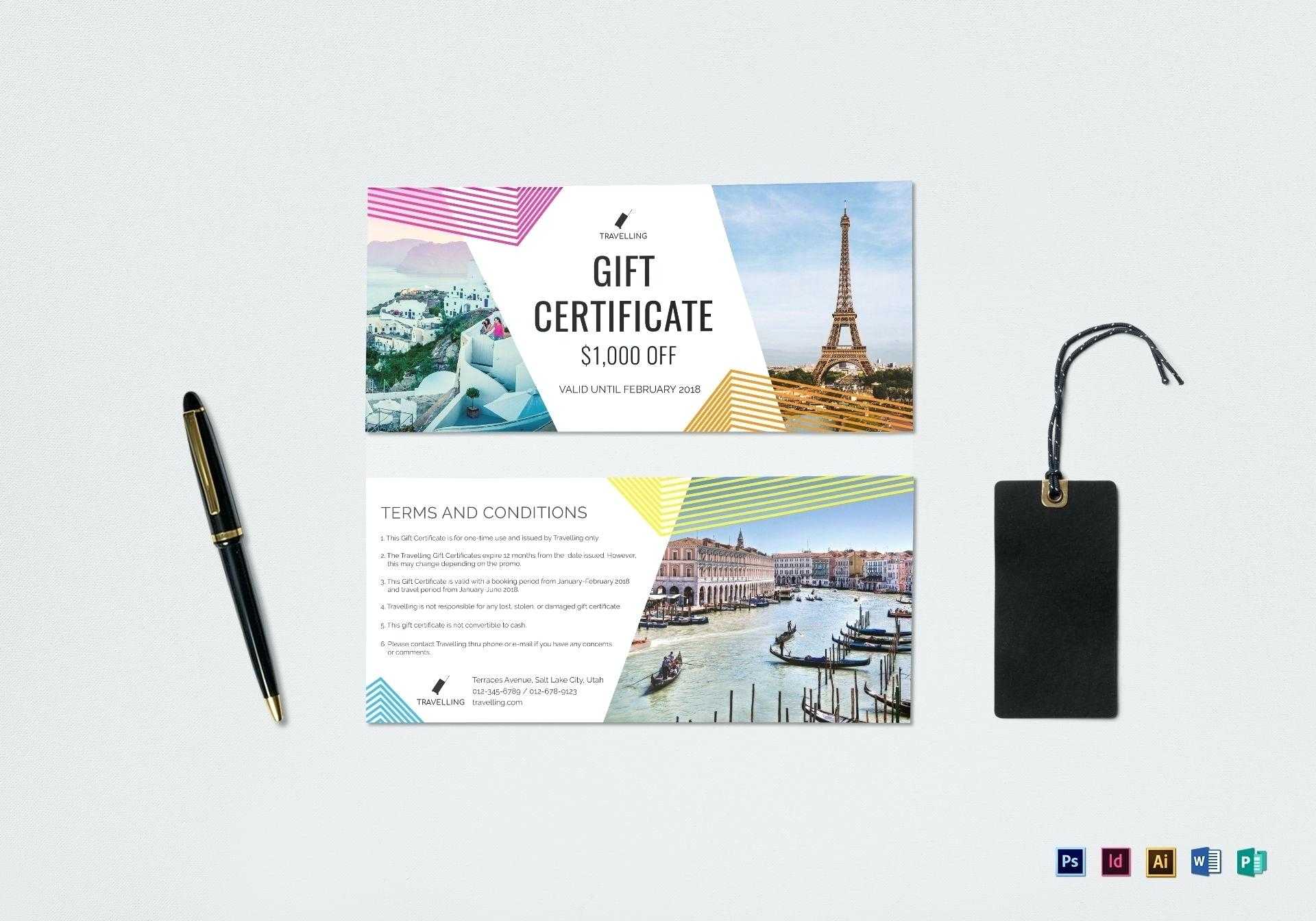 Cruise Voucher Template – Diadeveloper Intended For Free Travel Gift Certificate Template