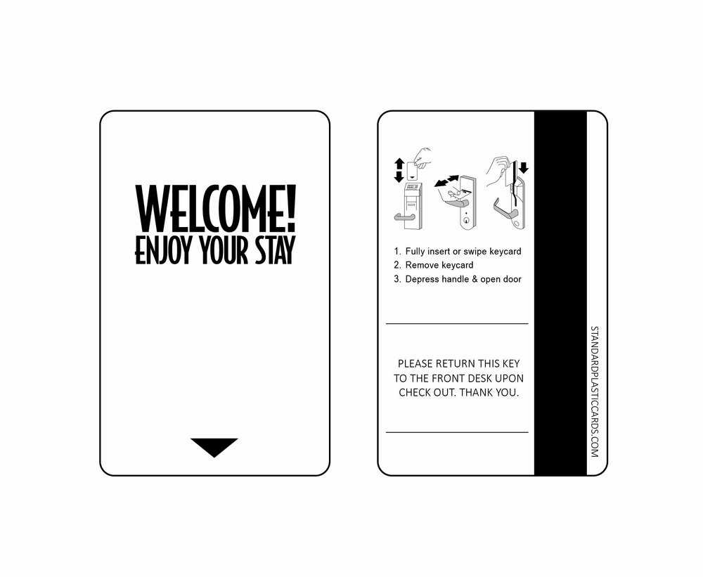 Custom & Generic Magnetic Key Cards | Custom Hotel Key Cards With Regard To Hotel Key Card Template