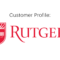 Customer Profile: Rutgers University Inside Rutgers Powerpoint Template