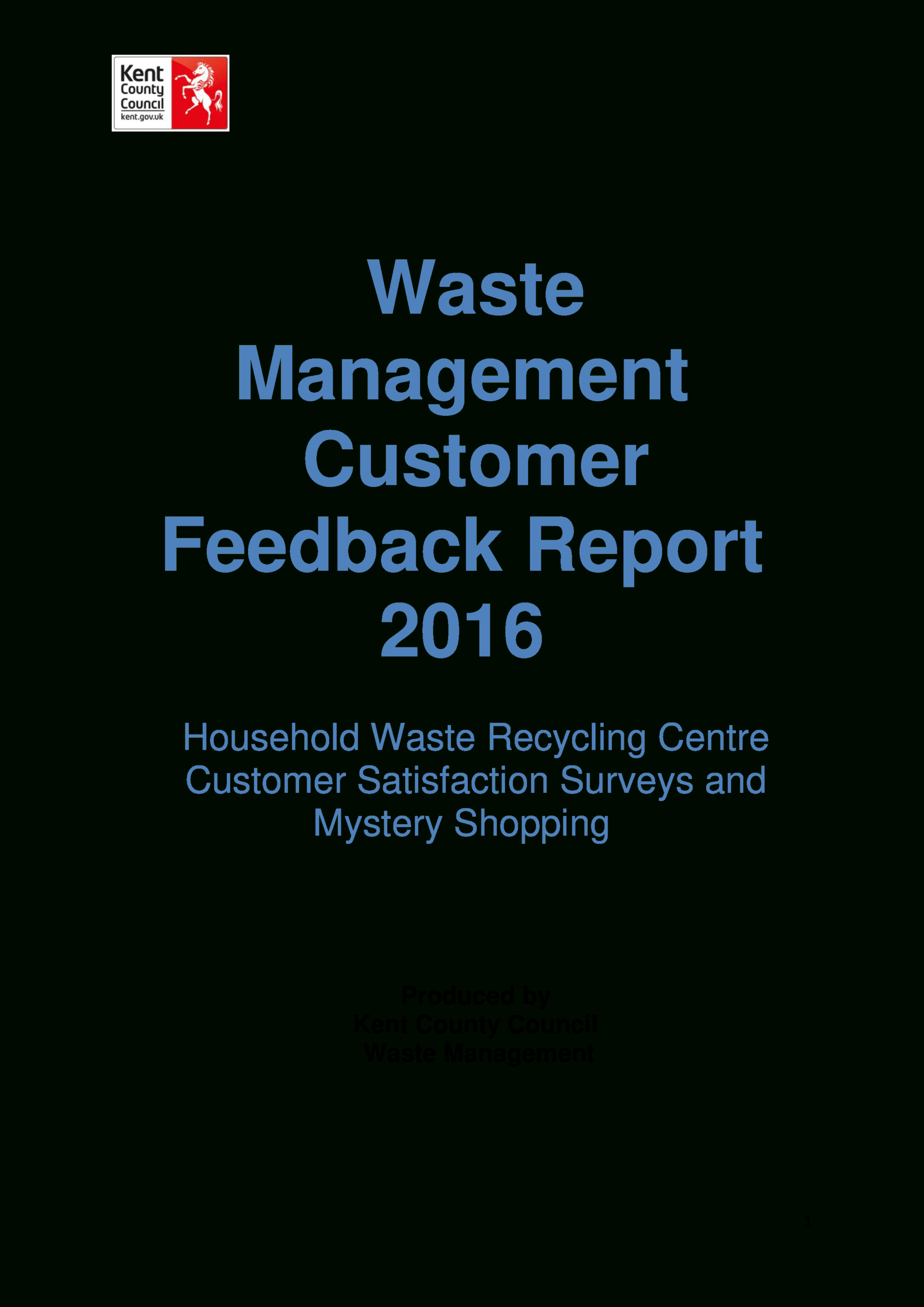 Customer Report | Templates At Allbusinesstemplates Within Waste Management Report Template