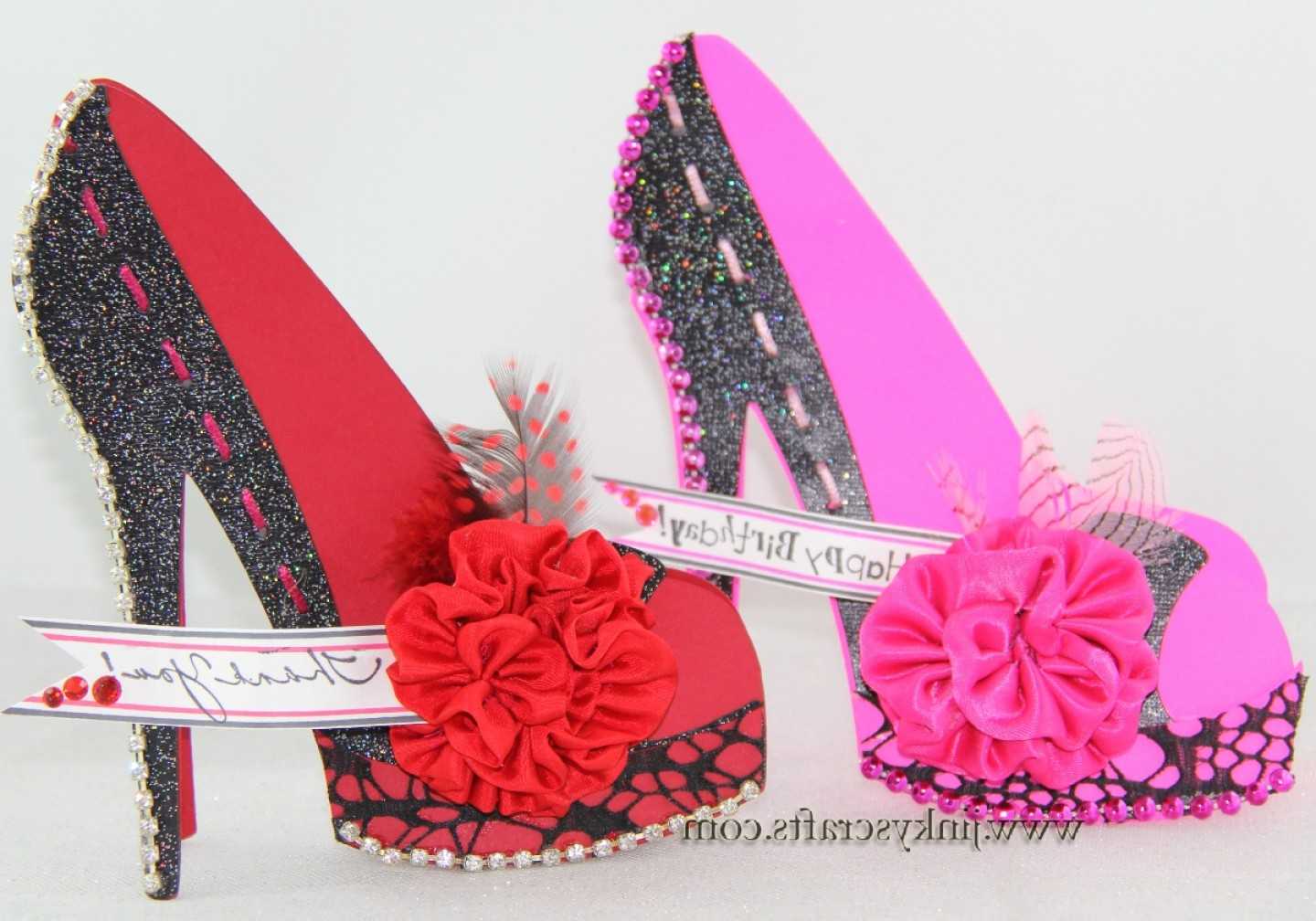 Cute High Heel Shoe D Cards | Digibless Regarding High Heel Shoe Template For Card