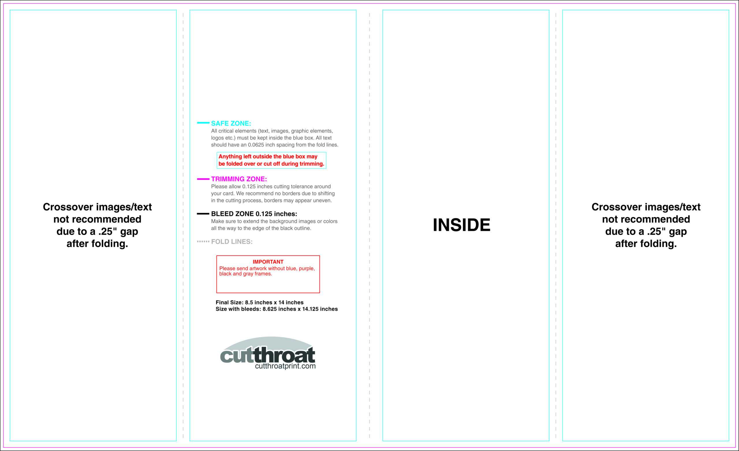 Cutthroat Printcustom Brochure Printing Intended For Gate Fold Brochure Template