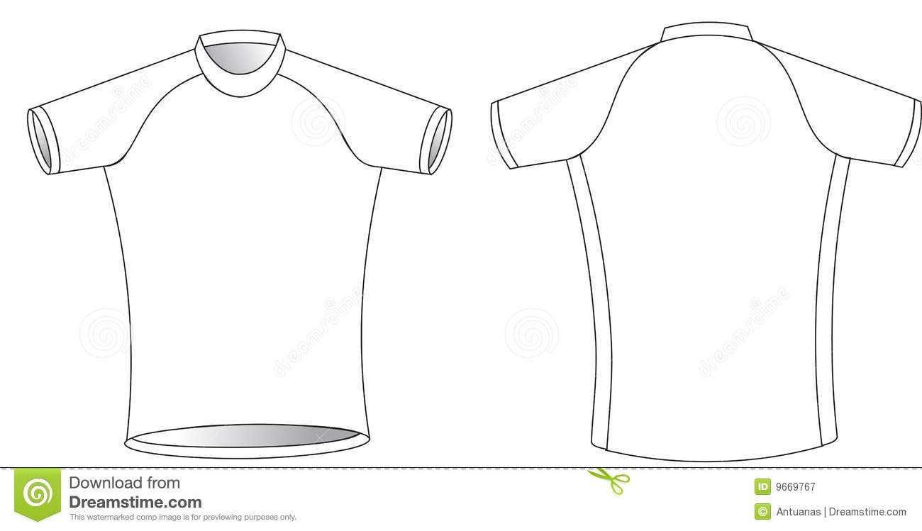 Cycling Jersey Stock Vector. Illustration Of Graphic, Simple With Blank Cycling Jersey Template