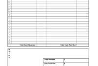 Daily Cash Sheet Template | Daily Report Template | Report inside Daily Report Sheet Template