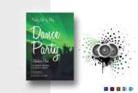 Dance Party Flyer Template pertaining to Dance Flyer Template Word