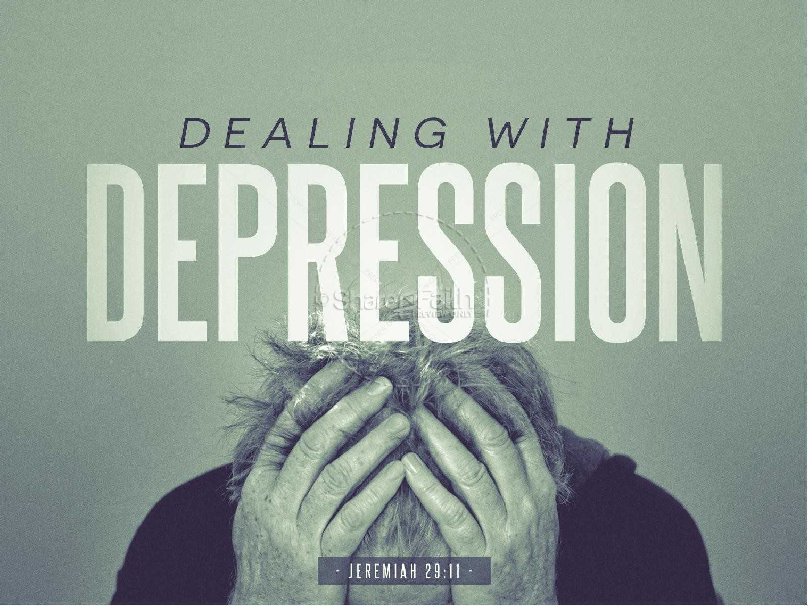 Dealing With Depression Christian Powerpoint | Powerpoint Intended For Depression Powerpoint Template