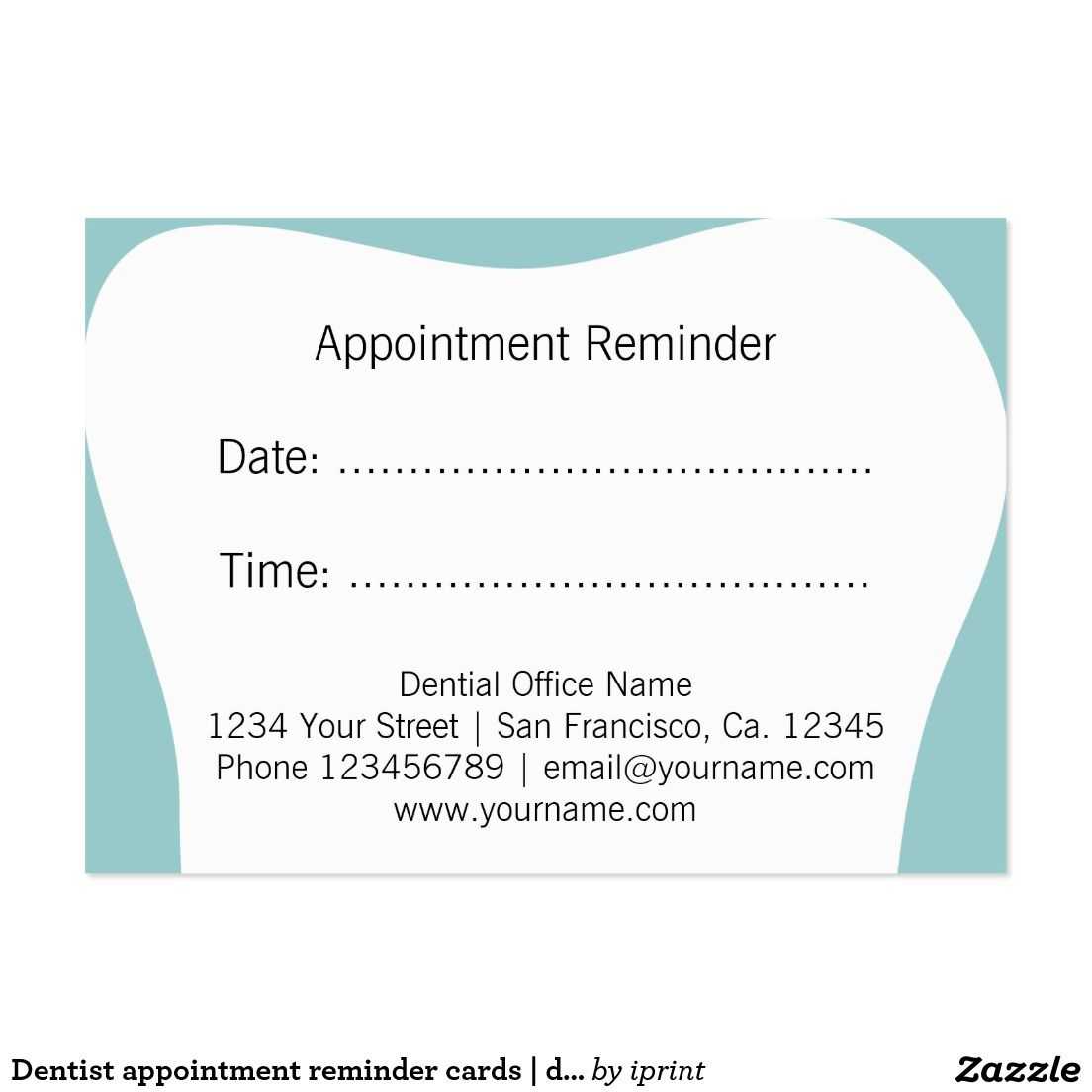 Free Appointment Reminder Cards Printable