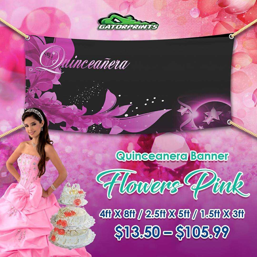 Design Your Own Quinceañera Banner Or Use Anyone Of Our With Regard To Sweet 16 Banner Template