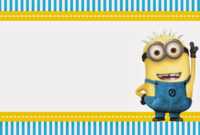 Despicable Me: Invitations And Party Free Printables. In intended for Minion Card Template