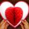 Diy 3D Heart ❤️ Pop Up Card | Valentine Pop Up Card For Heart Pop Up Card Template Free