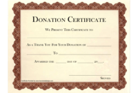 Donation Certificate Template | Certificate Templates pertaining to Donation Certificate Template