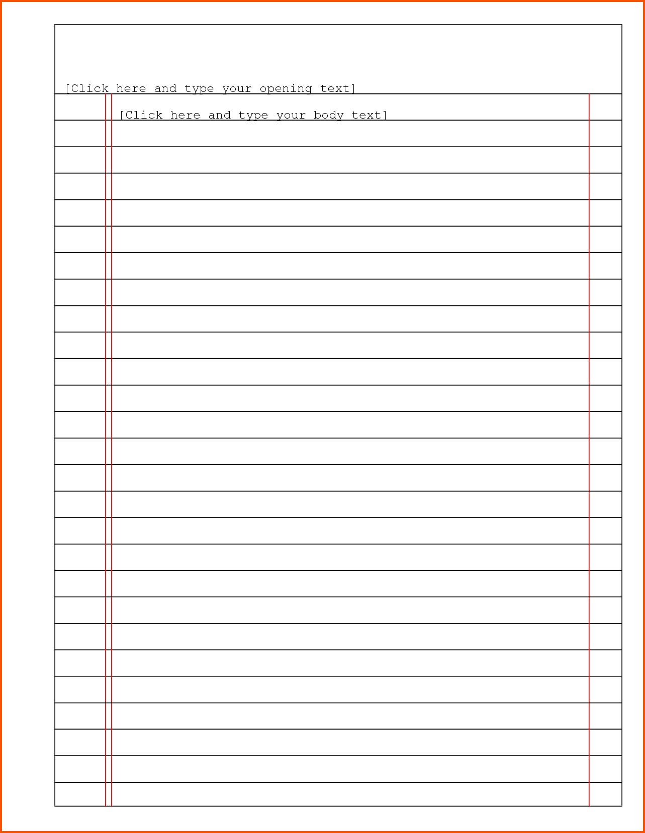 Dot Paper Word Document | Resume Format Quantity Surveyor With Ruled Paper Word Template