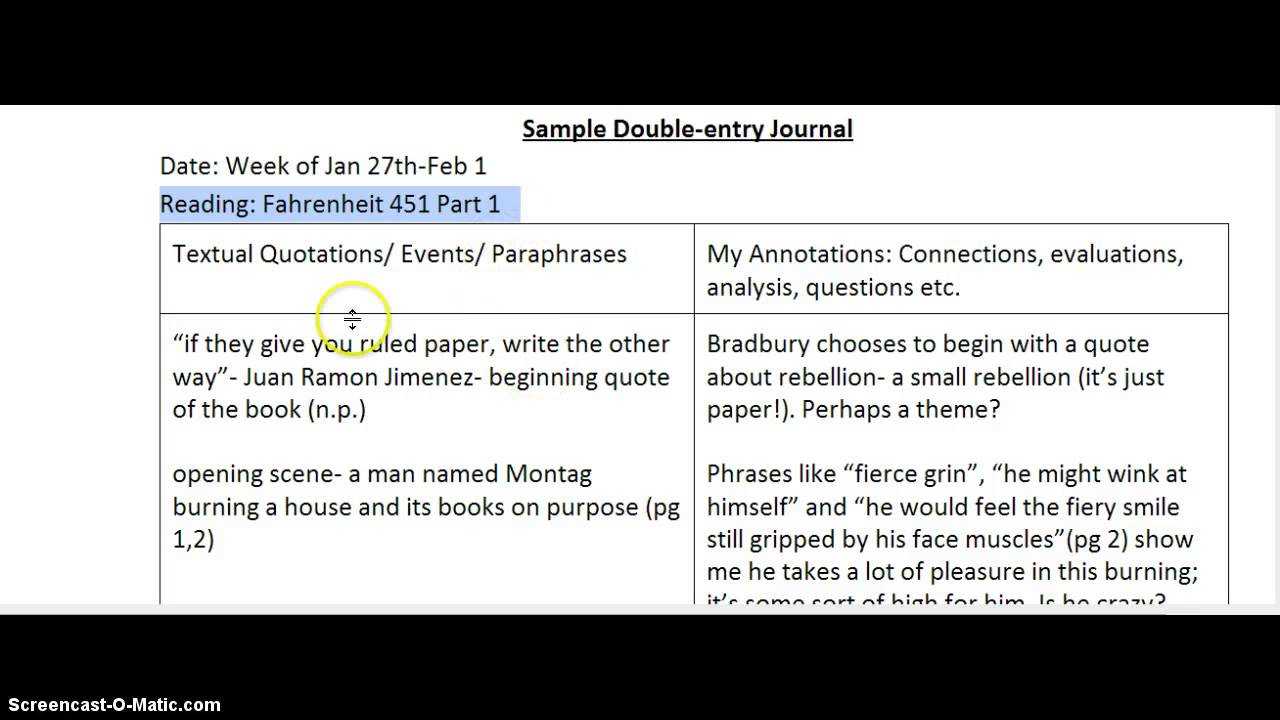 Double Entry Journals – Youtube Throughout Double Entry Journal Template For Word
