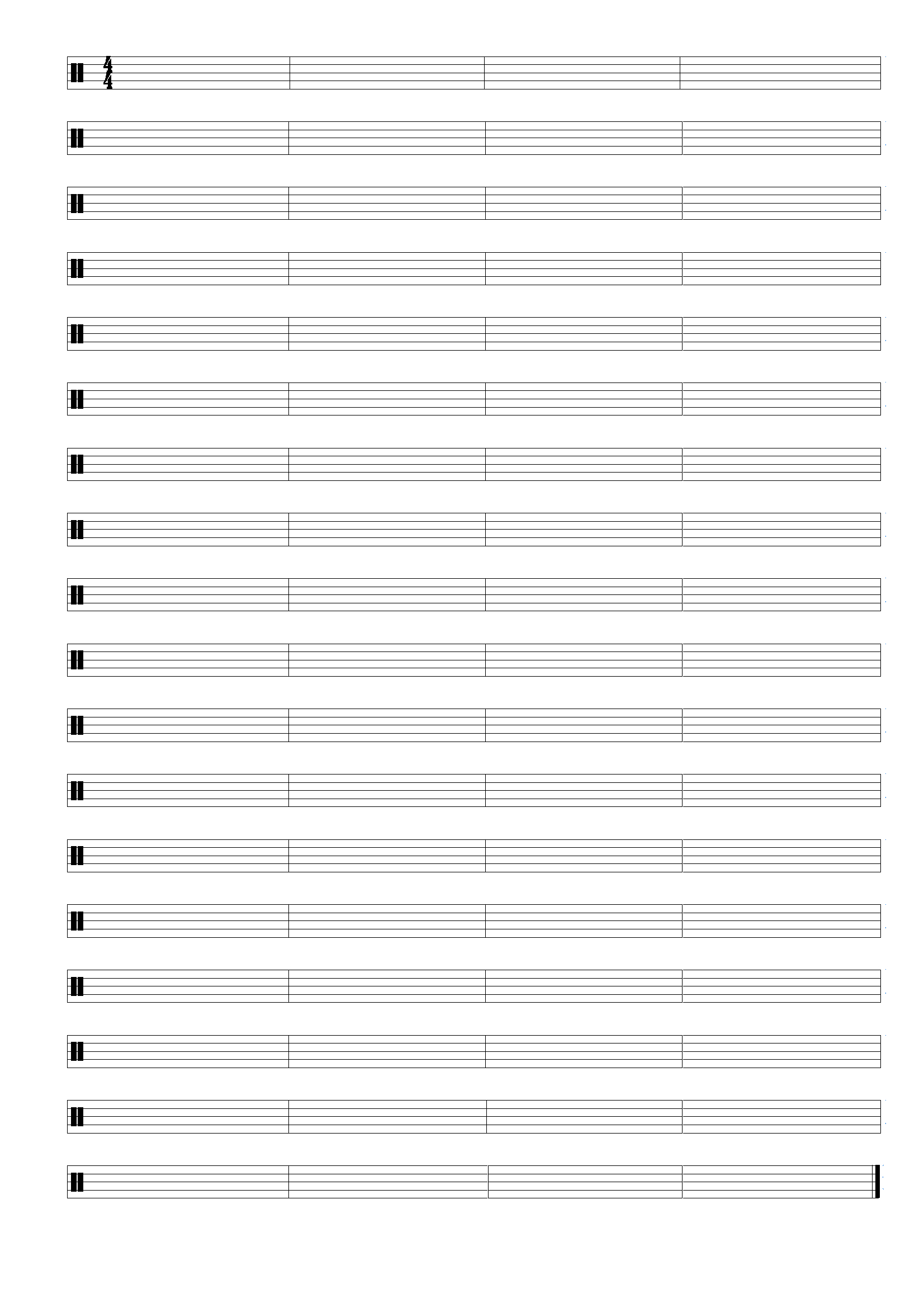 Download Blank Chord Chart Sheets Blank Chord Chart Sheets With Blank Sheet Music Template For Word