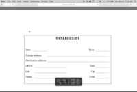 Download Blank Printable Taxi/cab Receipt Template | Excel inside Blank Taxi Receipt Template