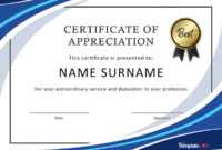Download Certificate Of Appreciation For Employees 03 regarding Certificate Of Excellence Template Free Download
