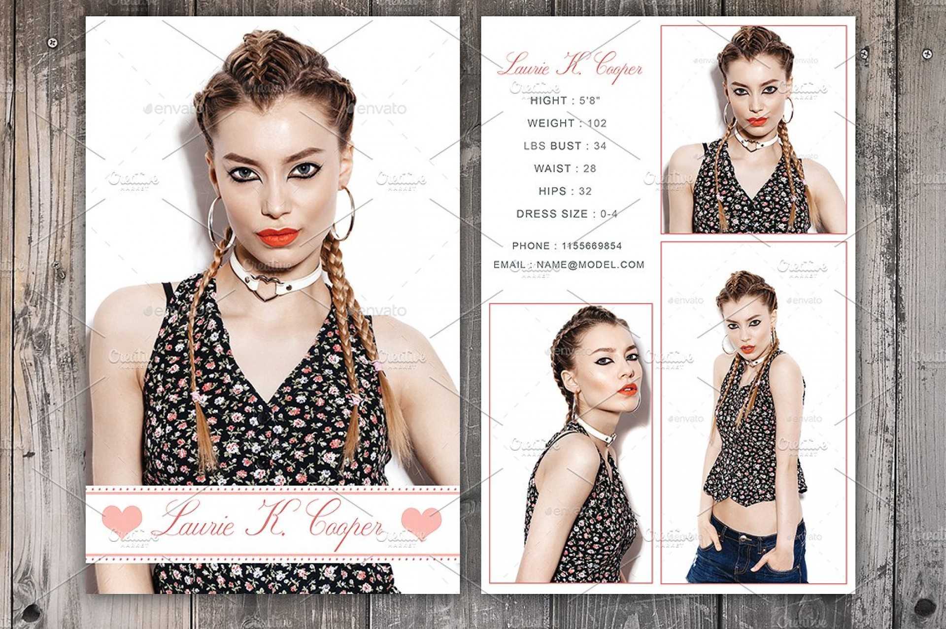 Download Comp Card Template – Atlantaauctionco For Free Model Comp Card Template