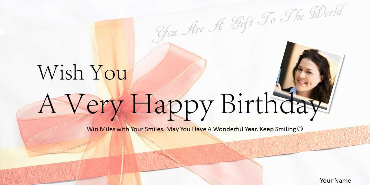 Download Free Happy Birthday Powerpoint Template Card For Greeting Card Template Powerpoint