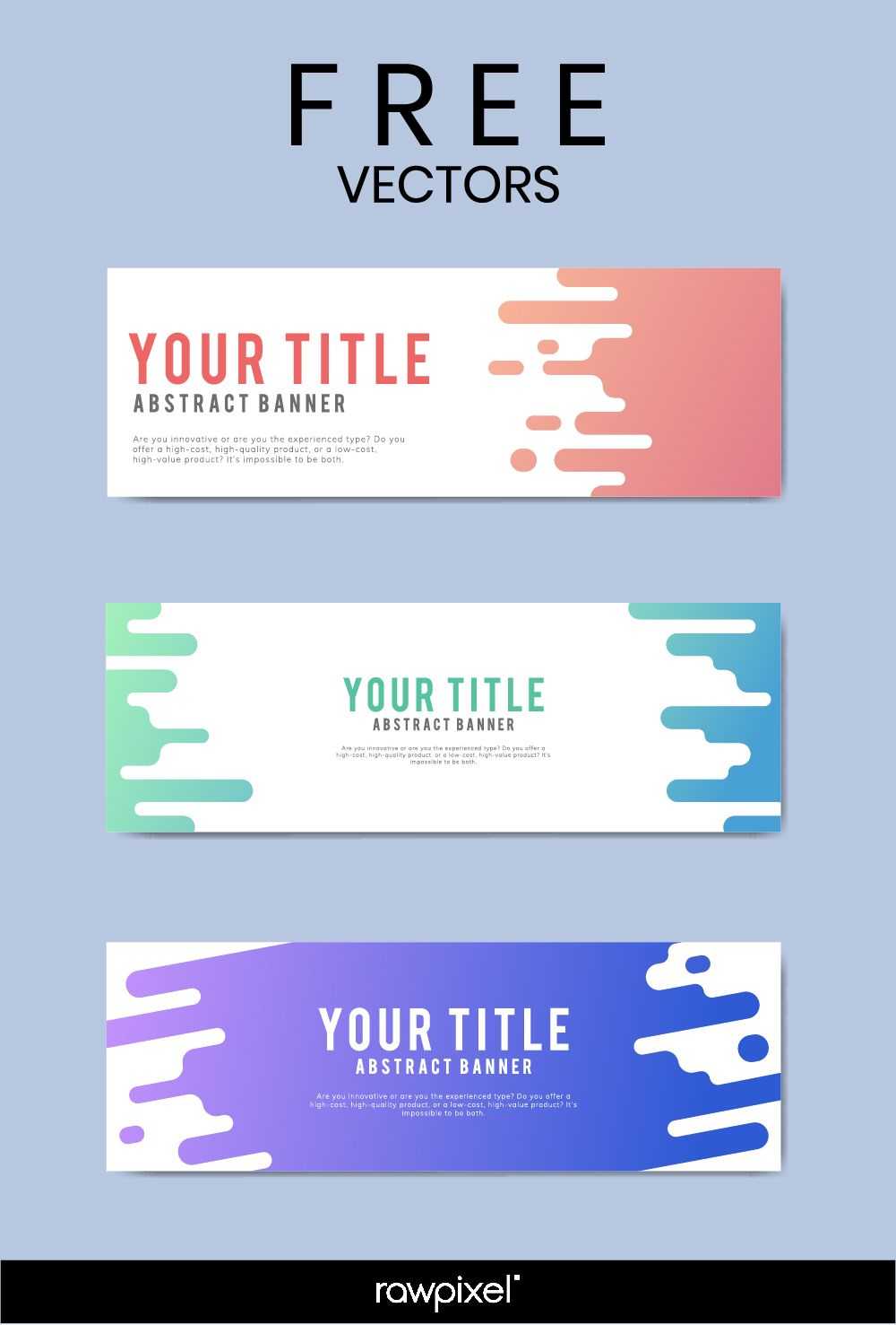 Download Free Modern Business Banner Templates At Rawpixel In Website Banner Templates Free Download