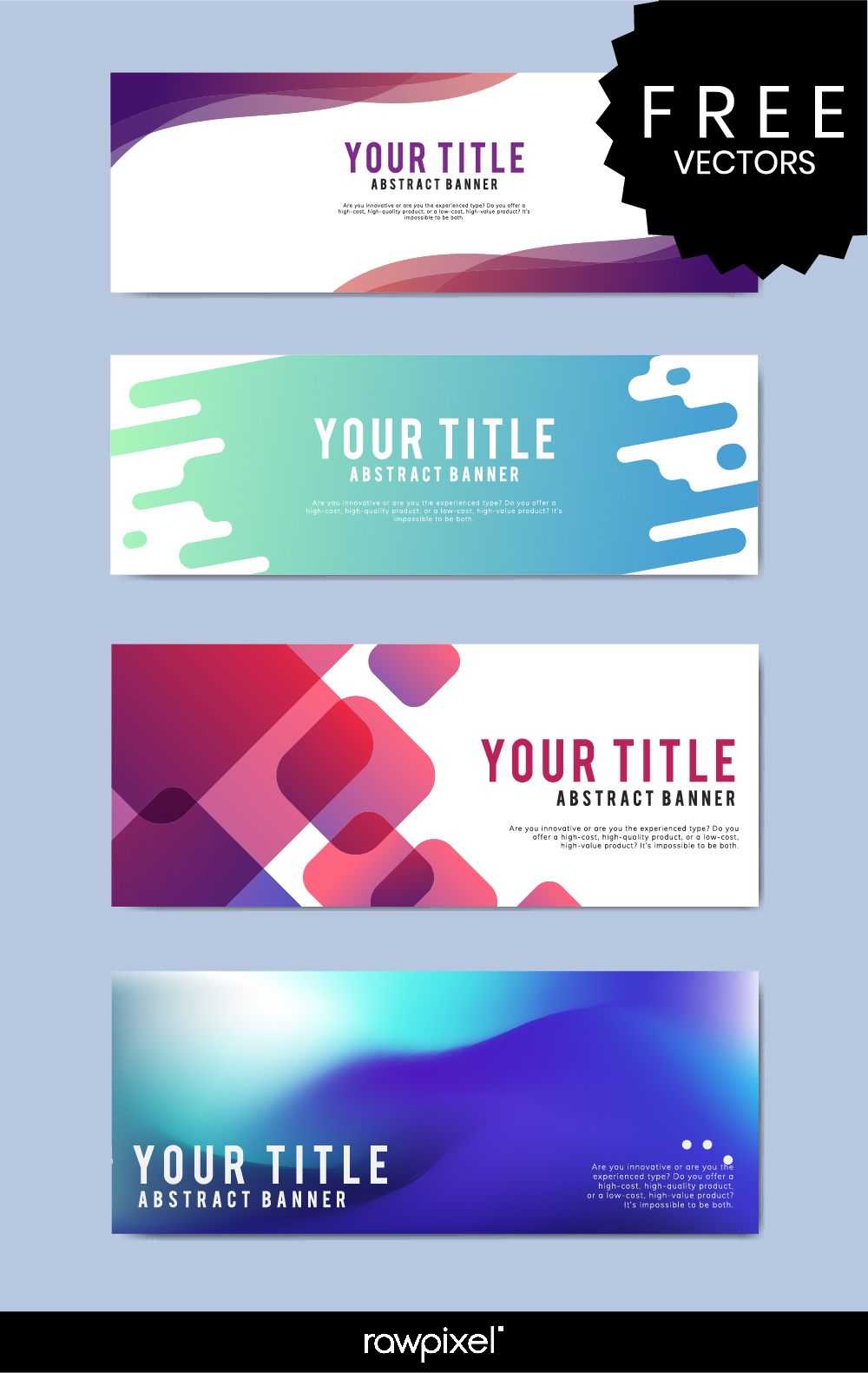 Download Free Modern Business Banner Templates At Rawpixel Regarding Website Banner Templates Free Download