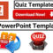 Download Free Template For Making Powerpoint Visual Quiz 2018 Updated With Regard To Powerpoint Quiz Template Free Download