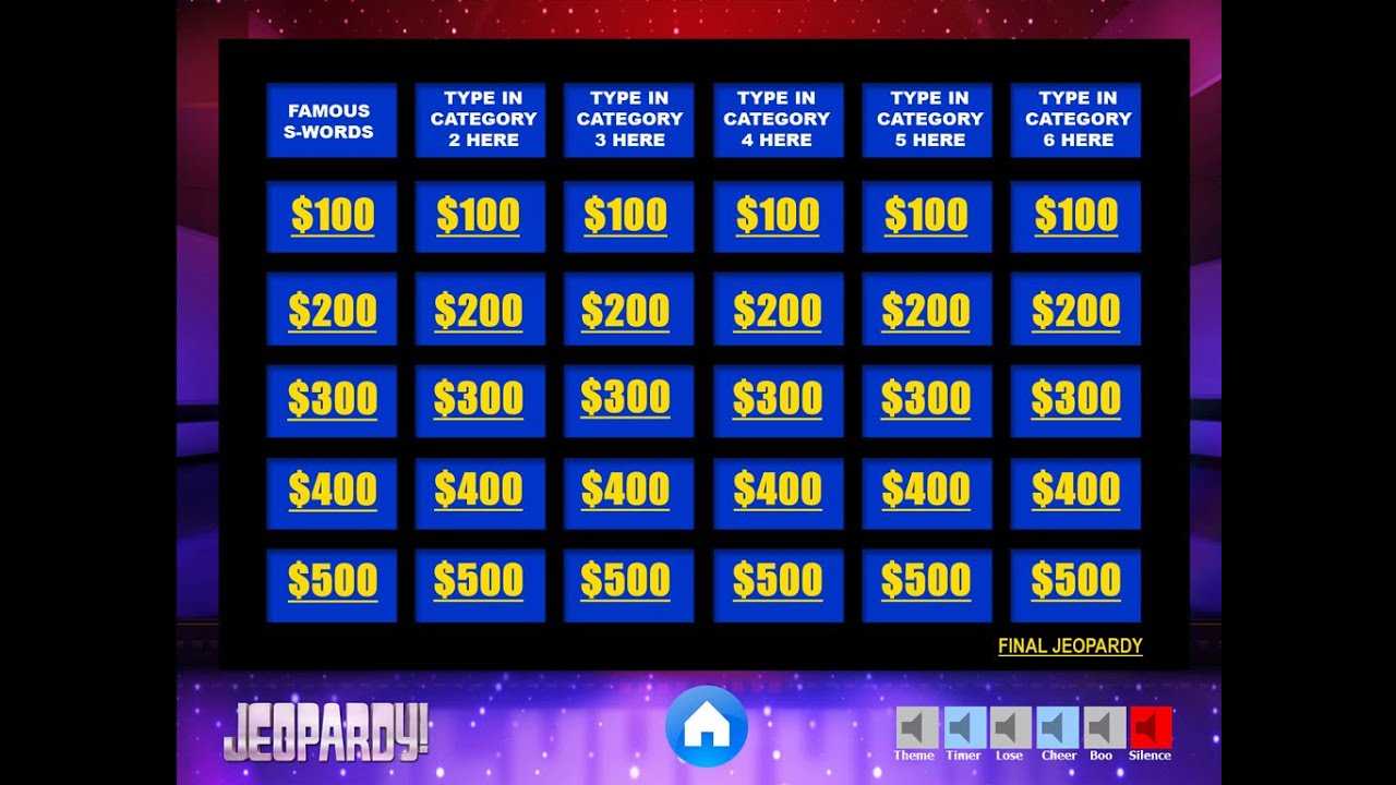 Download The Best Free Jeopardy Powerpoint Template – How To Make And Edit  Tutorial In Jeopardy Powerpoint Template With Sound