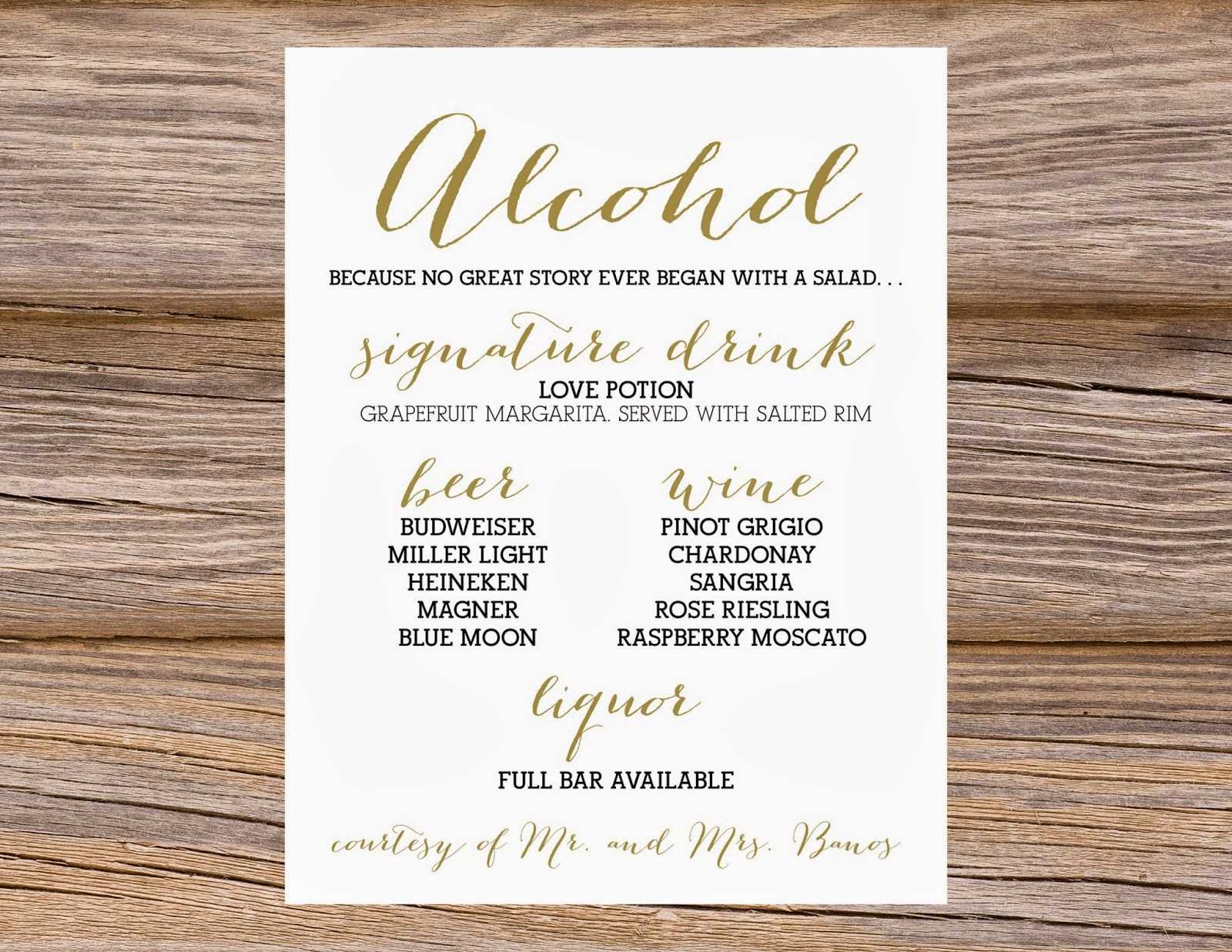 Drink Menu Template Word – Major.magdalene Project Intended For Cocktail Menu Template Word Free