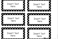Editable Word Wall Templates | Word Wall Labels, Label with Free Label Templates For Word