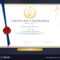 Elegant Certificate Template For Excellence Pertaining To Elegant Certificate Templates Free