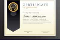 Elegant Diploma Award Certificate Template Design for Award Certificate Design Template