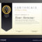 Elegant Diploma Award Certificate Template Design with Design A Certificate Template