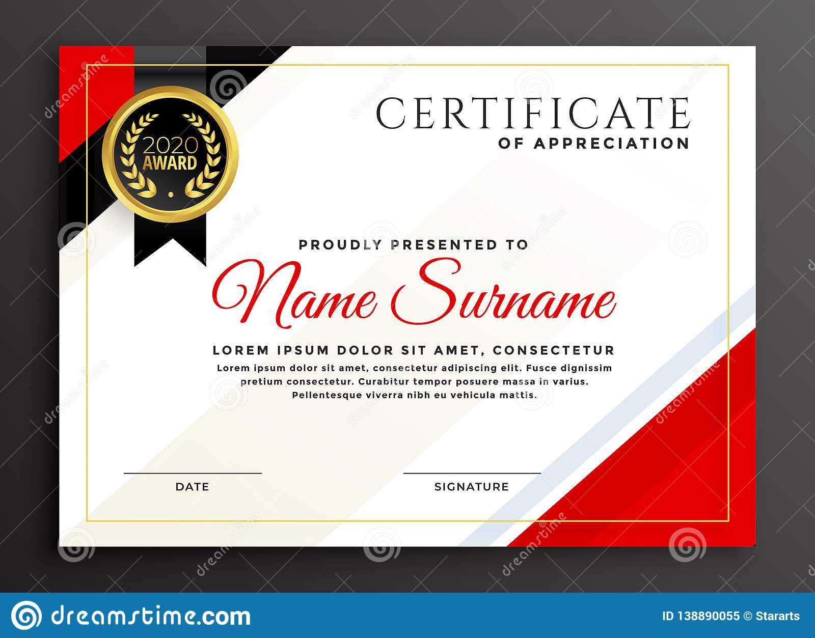 Elegant Diploma Certificate Template Design Stock Vector In Qualification Certificate Template
