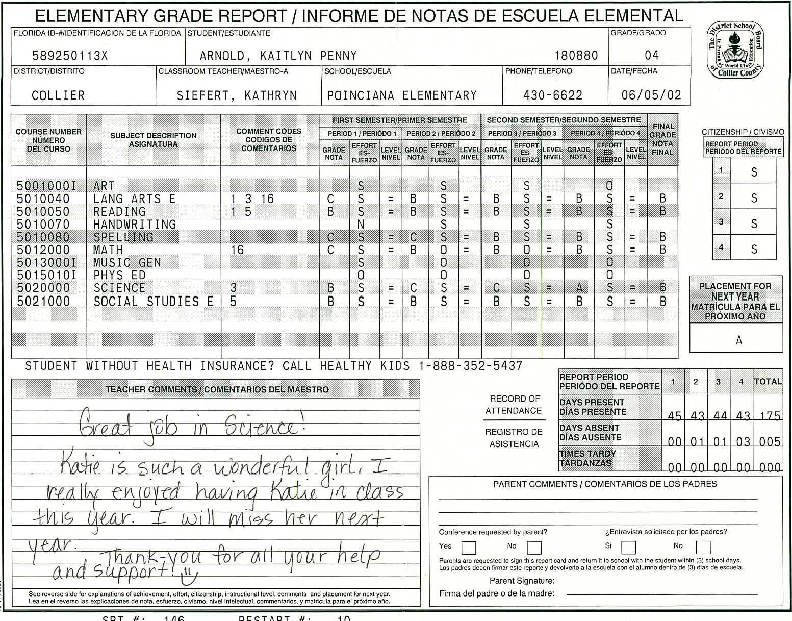 Elementary School Report Card Template | Report Card Pertaining To High School Report Card Template