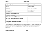 Employee Incident Report Template - Fill Online, Printable intended for Employee Incident Report Templates