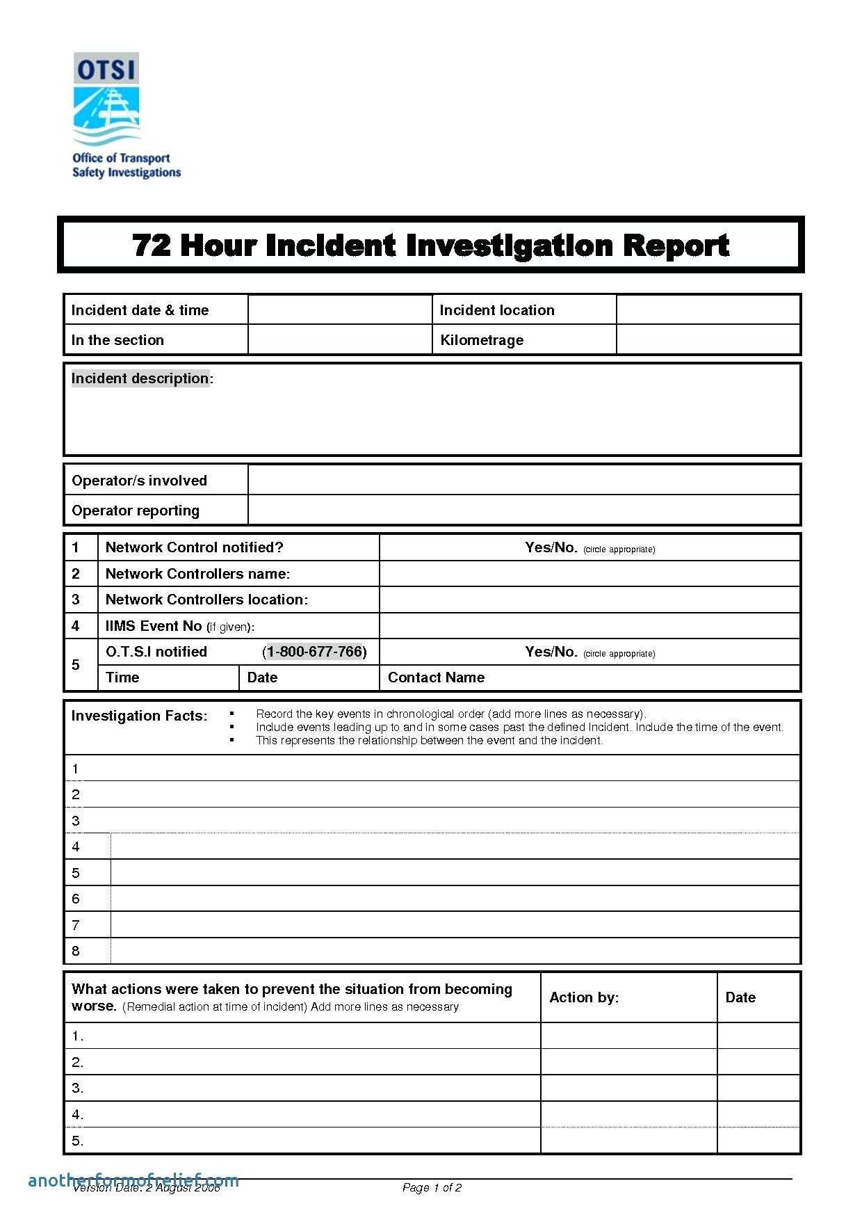 Employee Nt Report Form Pdf Hse Template Format For Safety Pertaining To Hse Report Template