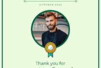 Employee Of The Month Certificate Template regarding Employee Of The Month Certificate Template With Picture
