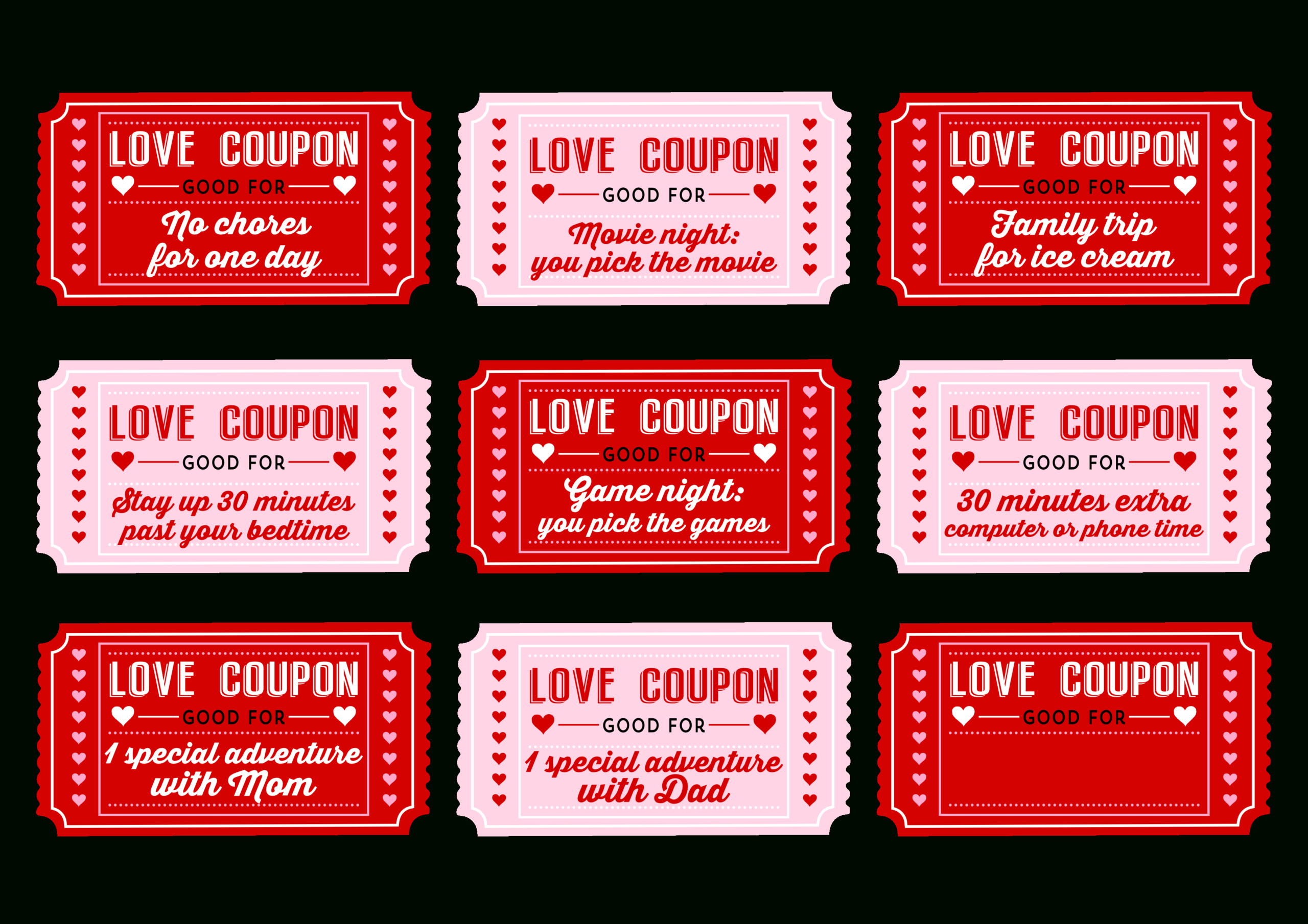 Empty Coupon Book Major magdalene Project Regarding Love Coupon 