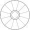 Empty Focus Wheel (To Print) | Abraham | Focus Wheel In Wheel Of Life Template Blank