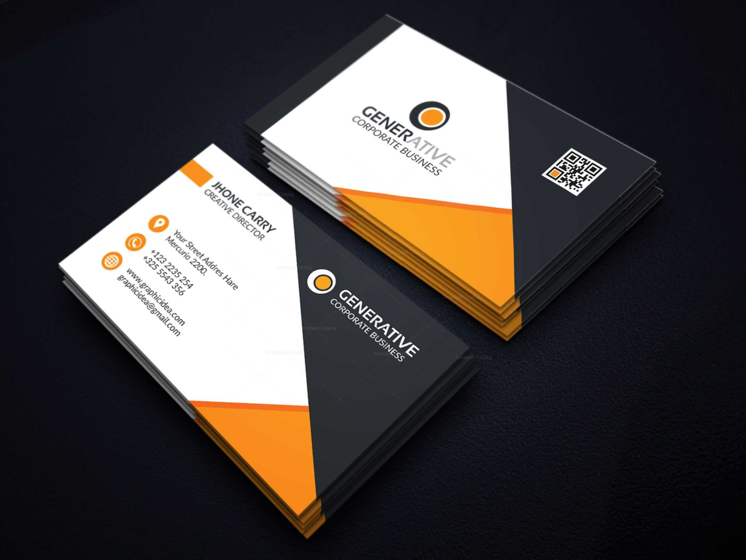 Eps Creative Business Card Design Template 001596 – Template For Designer Visiting Cards Templates