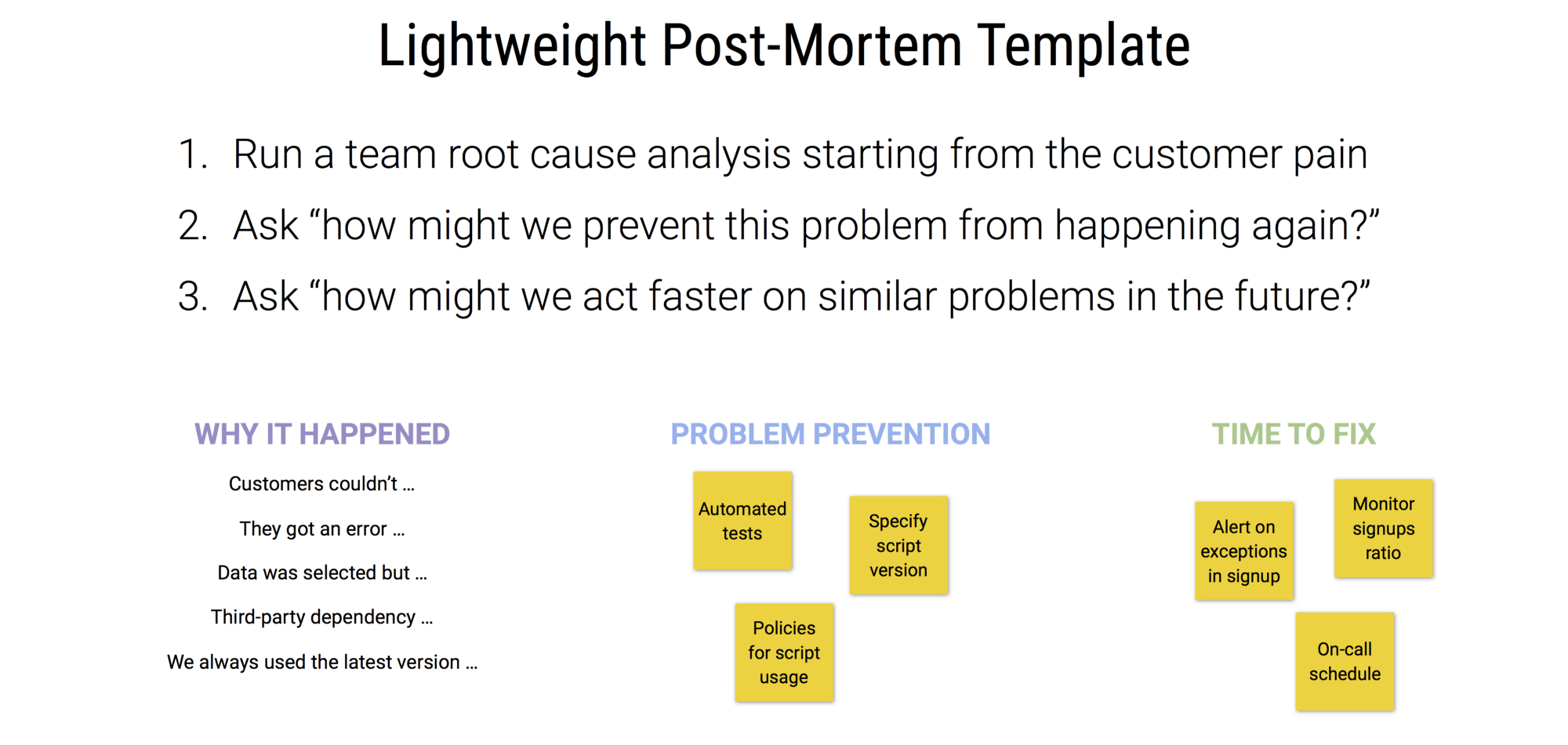 Event Post Mortem Template – Major.magdalene Project In Post Mortem Template Powerpoint