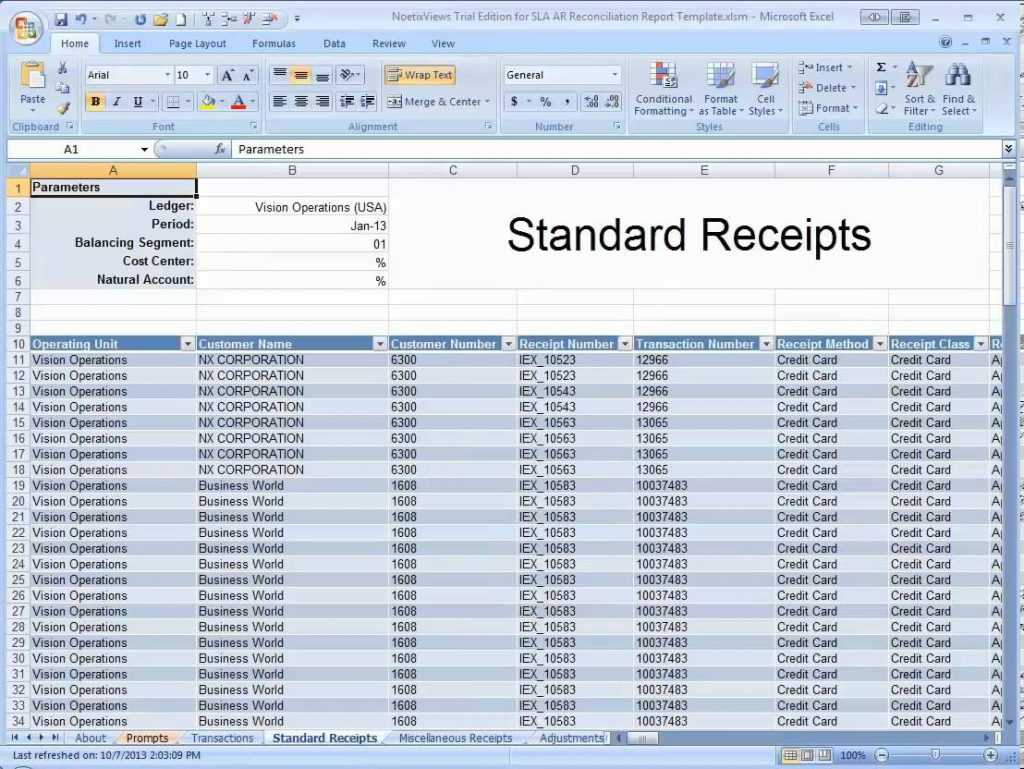 Excel Magic Trick Aging Accounts Receivable Reports With Ar In Ar