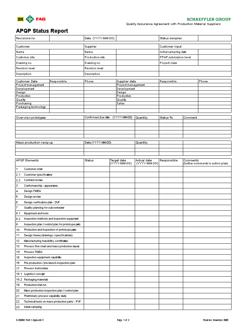 Excel Status Report | Templates At Allbusinesstemplates Regarding Production Status Report Template
