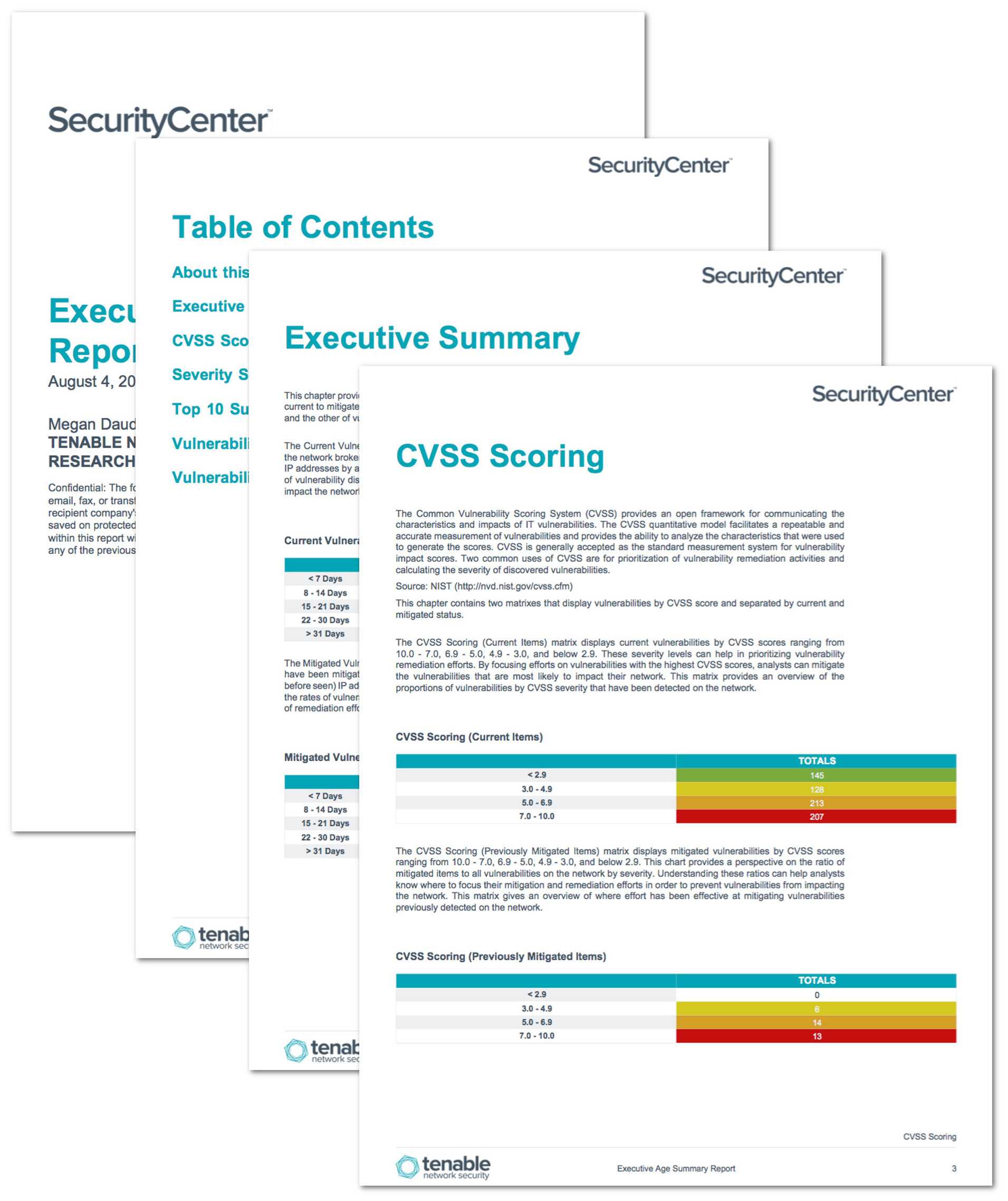 Executive Age Summary Report – Sc Report Template | Tenable® Intended For Nessus Report Templates