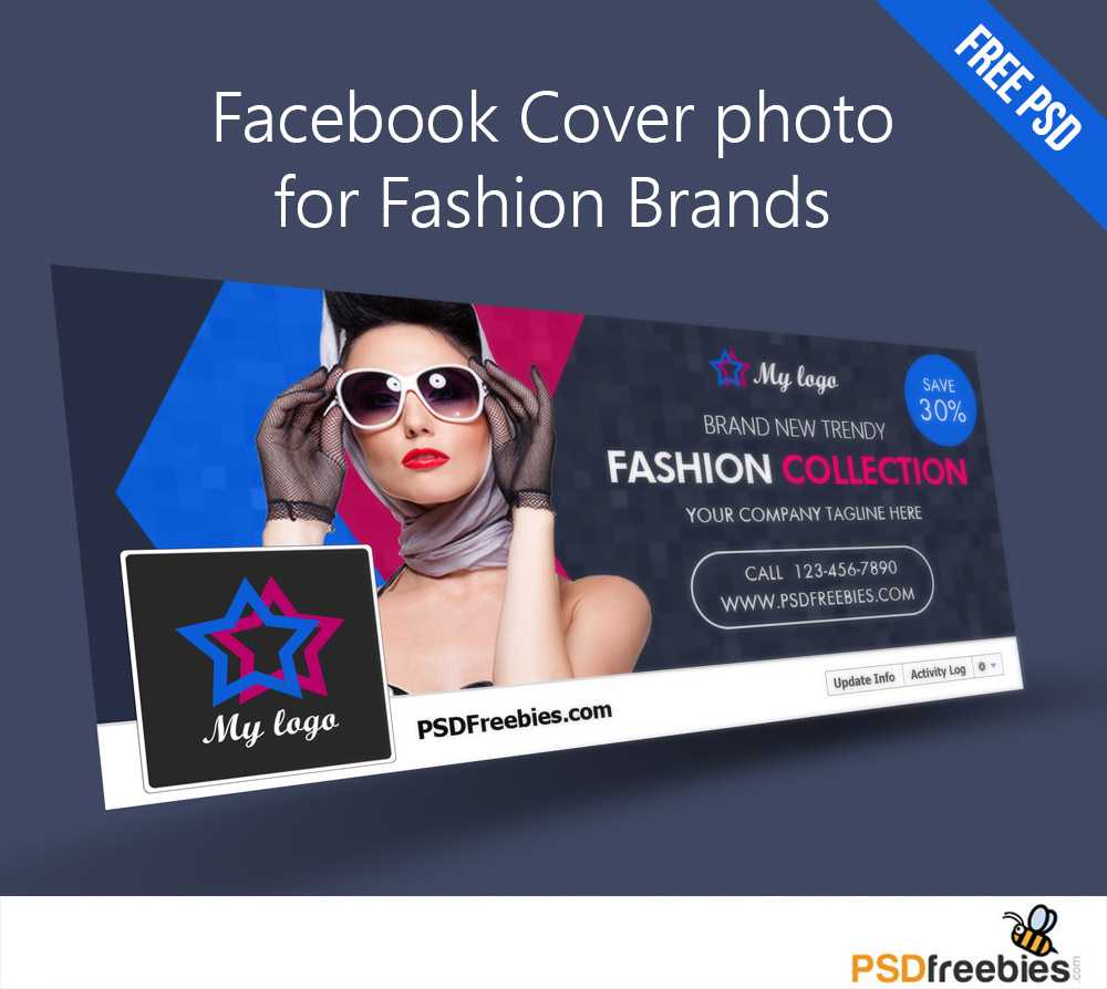 Facebook Cover Photo For Fashion Brands Free Psd Within Facebook Banner Template Psd