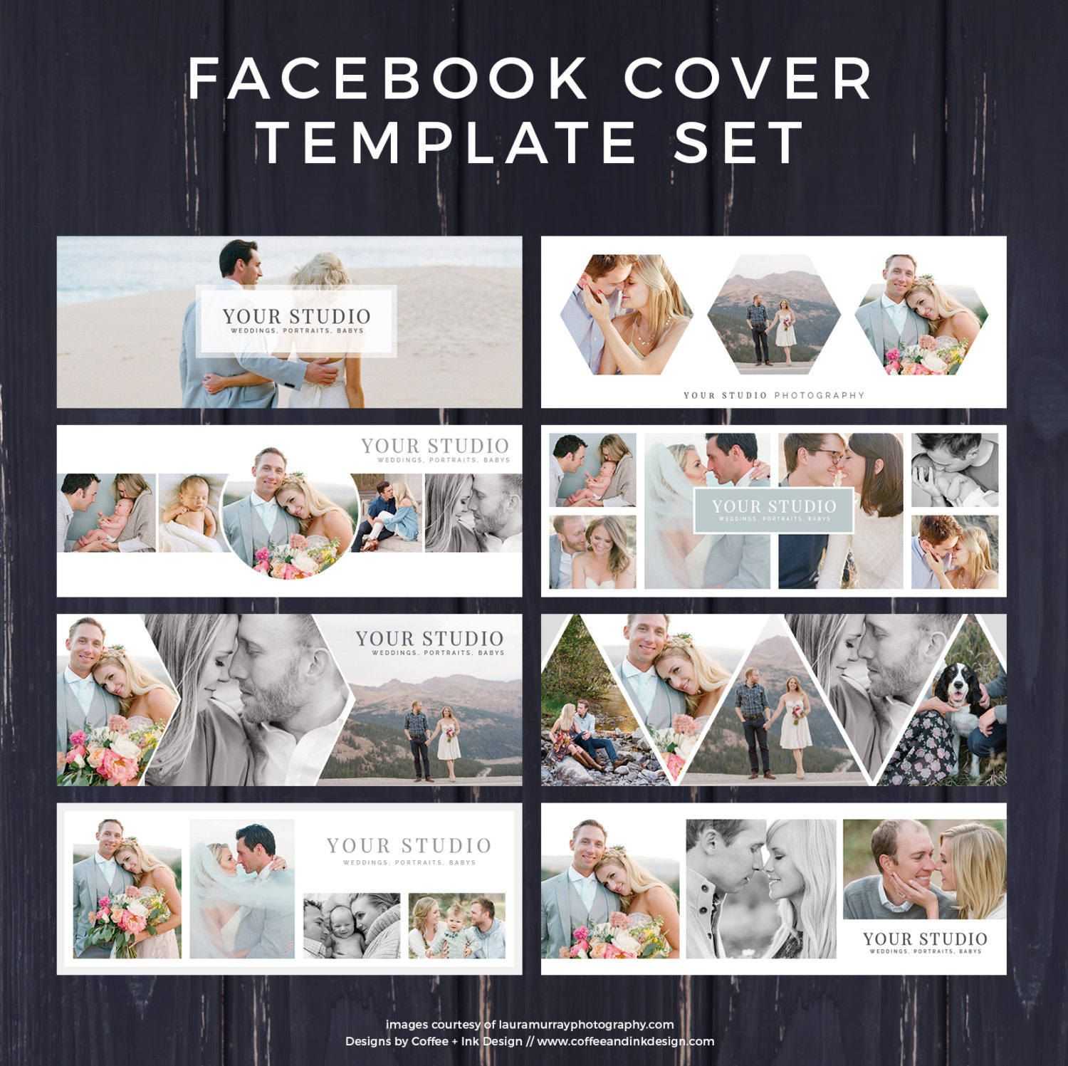 Facebook Template, Photography Marketing, Facebook Timeline For Photoshop Facebook Banner Template