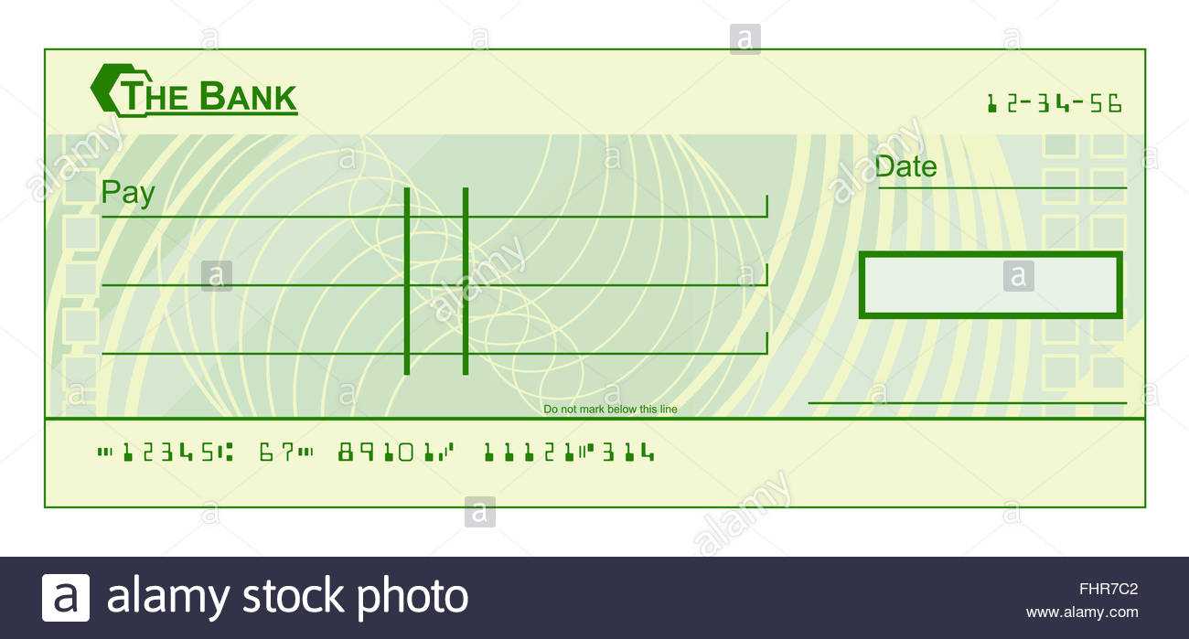 Fake Cheque Stock Photos & Fake Cheque Stock Images – Alamy Inside Blank Cheque Template Download Free