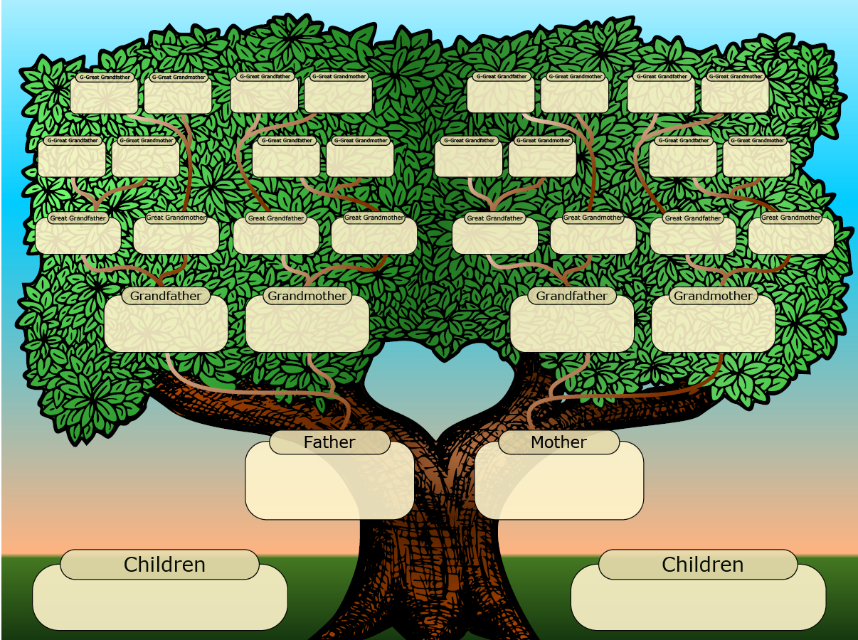 Family Tree Powerpoint Template Is A Free Template With Intended For Powerpoint Genealogy Template