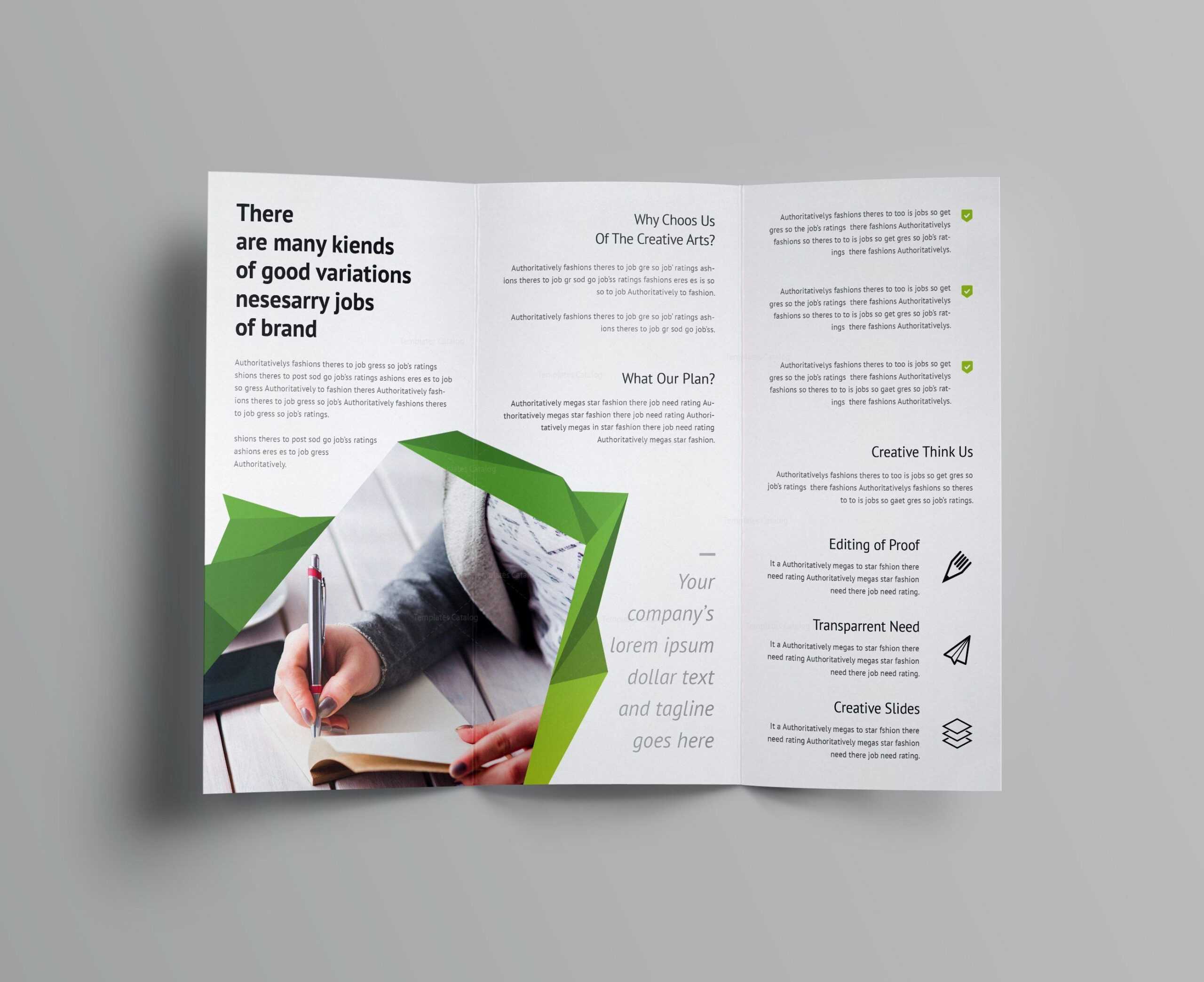 Fancy Business Tri Fold Brochure Template 001170 | Brochure With Regard To Fancy Brochure Templates