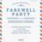 Farewell Party Invitation Template | Farewell Party Within Bon Voyage Card Template
