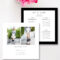 Fashion &amp; Beauty Blogger Rate Card Template |Stephanie with Rate Card Template Word